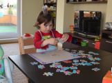Náhled: naše princezna skládá puzzle