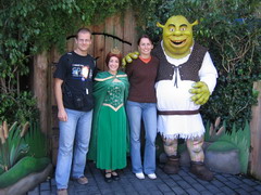 V Universal Studios se Shrekem